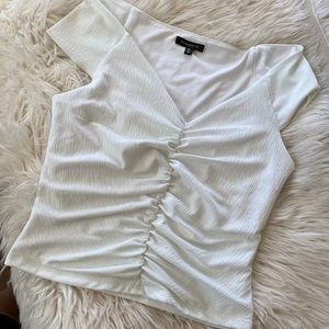 Dynamite Off the Shoulder Crop Top